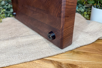 Custom Walnut End Grain Cutting Board – 1.75” Thick | Heirloom Quality | Personalized Size | Butcher Block Style