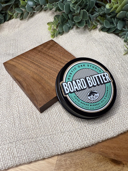 Board Butter for Cutting Boards – Food-Safe Wood Conditioner – Beeswax & Mineral Oil Finish – Handmade Butcher Block Care